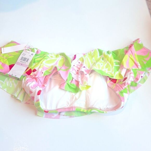 Trina Turk Womens La Palma Printed
Off-the-Shoulder Bikini Swim Top swimsuit 6 - Picture 10 of 12